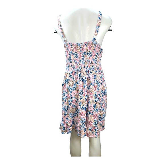 Wallflower Sundress Women’s Floral Padded Adjustable Spaghetti Straps Smocked 3X - Picture 4 of 9